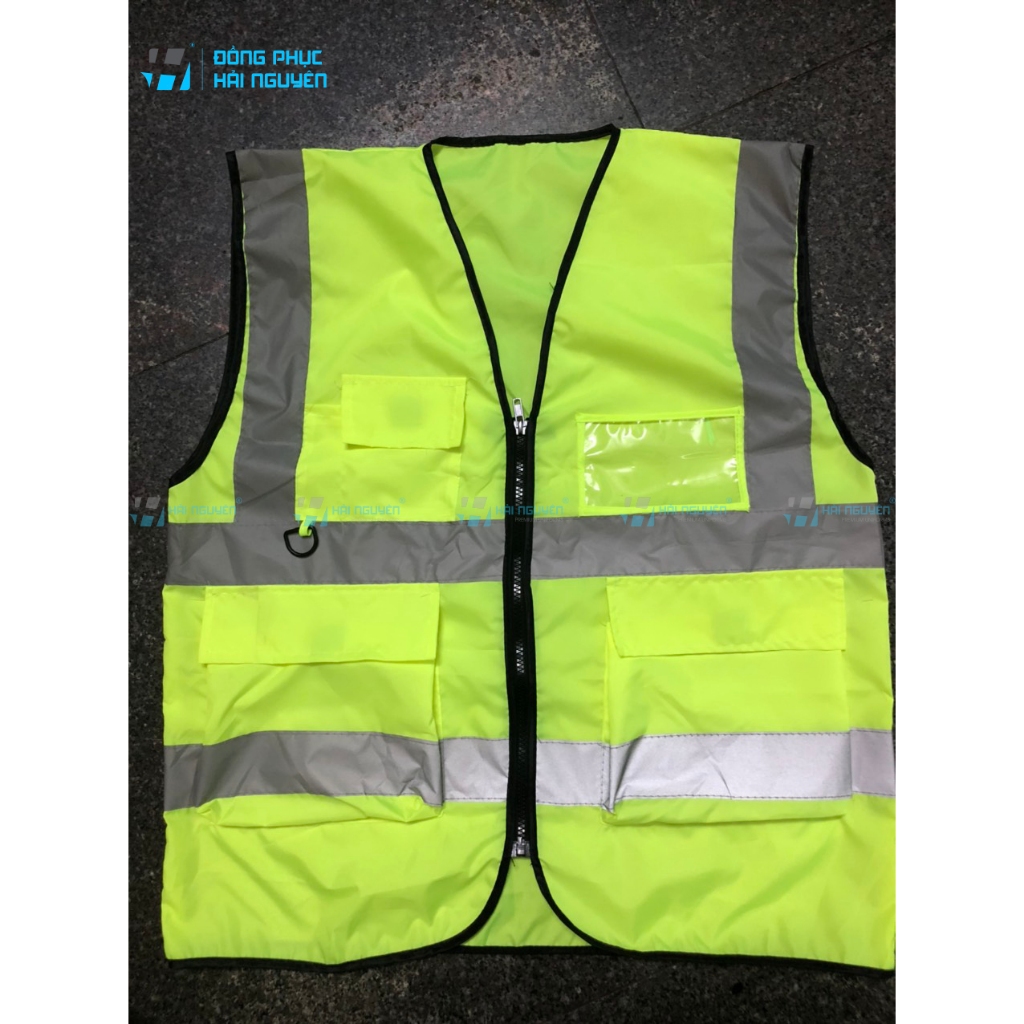 Áo phản quang công trình bảo hộ lao động cao cấp áo lưới bảo hộ