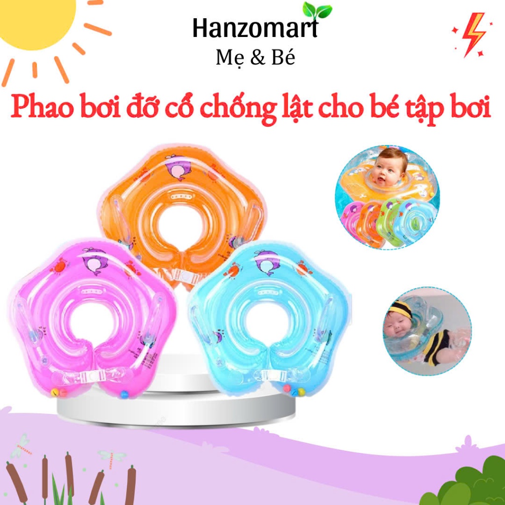 Phao đỡ cổ cho bé tập bơi