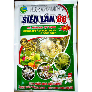  SIÊU LÂN 86 1KG TẠO MẦM HOA CỰC MẠNH CHUYÊN XỮ LÝ RA HOA TRÁI VỤ VÀ ĐỒNG LOẠT BUNG HOA ĐỒNG LOẠT - VỌT HOA CỰC MẠNH 