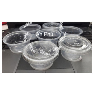  Sỉ Thùng 5000 bộ Hủ sốt  1 Thùng Lid + 1 Thùng Cup  hộp đựng nước chấm HP 28ml 46ml 1oz 2oz lynhuaanphu 