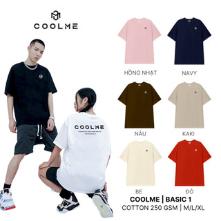 Áo thun local brand unisex COOLME, áo phông basic nam nữ premium cotton cao cấp co dãn hai chiều - BASIC 1
