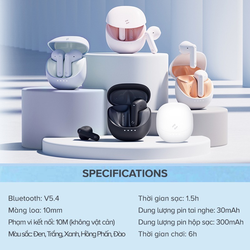 Tai Nghe TWS HAVIT TW931, Thiết kế công thái học, BT 5.4 Công nghệ Chống ồn, Nghe Đến 6H - Chính Hãng bảo hành 12 tháng | BigBuy360 - bigbuy360.vn