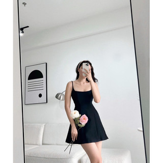 Đầm 2 Dây Dáng Xoè Có Túi