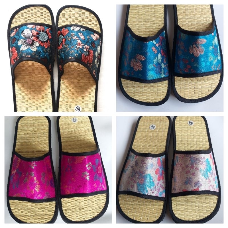 dép cói coi ngang đủ size. dép nam. dép nữ e bé .