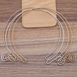 Khung vòng kiềng uốn cong 2 dầu nguyên liệu làm trang sức lồng đèn cổ trang cosplay cổ phục NL0104