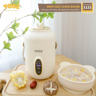  Bình Nấu  Ủ Cháo BAMBI Có Quai Cầm Màn Hình LED Tiện Lợi Thương Hiệu TOBE 