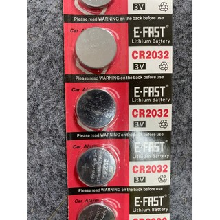 Combo 2 Vỉ Pin Dẹp Cmos Cr2032 Lithium 3v Cho Máy Tính Laptop Pc, Đồng Hồ Xe Đạp,...