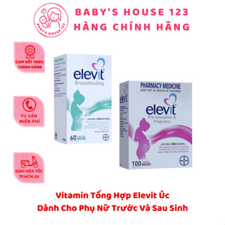  Thực Phẩm Bảo Vệ Sức Khỏe Elevit Breast - feeding  Elevit Bú Sau Sinh  và Vitamin Tổng Hợp Elevit  Elevit Bầu  Úc 