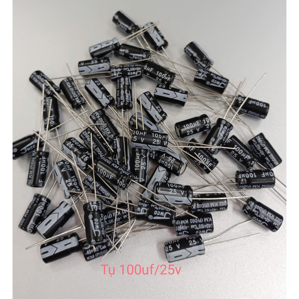 Combo 50 tụ 100uF/25v