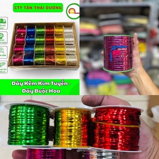  Dây Kẽm Kim Tuyến  Dây Thiếc đủ mầu sắc . Dây Buộc Hoa Lan Hoa Hồng Cây Cảnh 