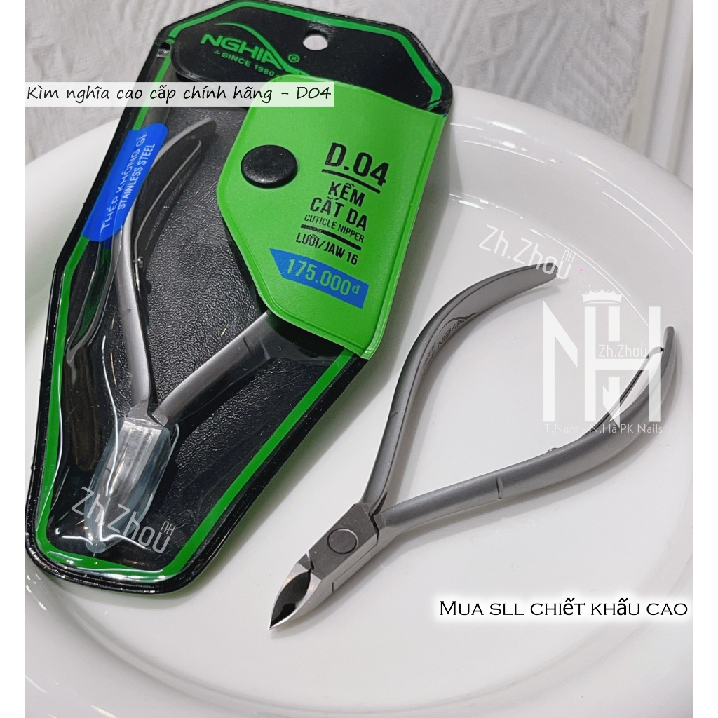 Kềm Nghĩa cắt da Inox D04, kìm nghĩa d04