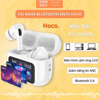 Tai Nghe Bluetooth Nhét Tai Hoco EW72 Kèm Đốc Sạc,Chống Ồn,Tích Hợp Mic Đàm Thoại,Màn Hình LCD Cảm Ứng,Pin Dùng 6H