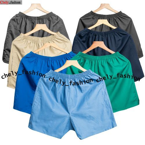 Quần đùi nam trung niên ( Đáy Nem) , quần đùi mặc nhà dành cho người lớn tuổi đáy tam giác chất kate