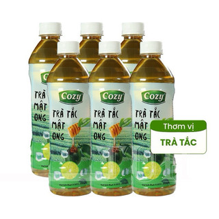 Lốc 6 chai Trà COZY nhiều vị 455ml