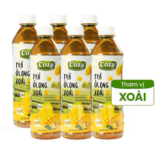 Lốc 6 chai Trà COZY nhiều vị 455ml