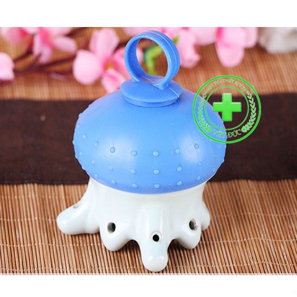 (com bo)Cốc Xông Ngải Cứu - Dụng Cụ Spa Mát Xa Đầu, Cổ Vai Gáy, Gội Đầu Dưỡng Sinh Hơ Điếu Ngải Cứu 