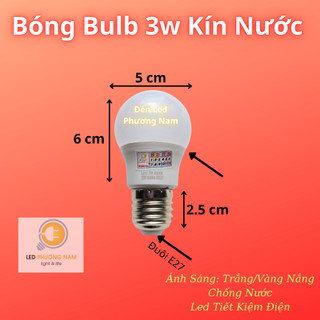 [COMBO 2 ] Bóng led chanh đổi màu, RGB (5 chế độ) Chống Nước trang trí Ngoài Trời