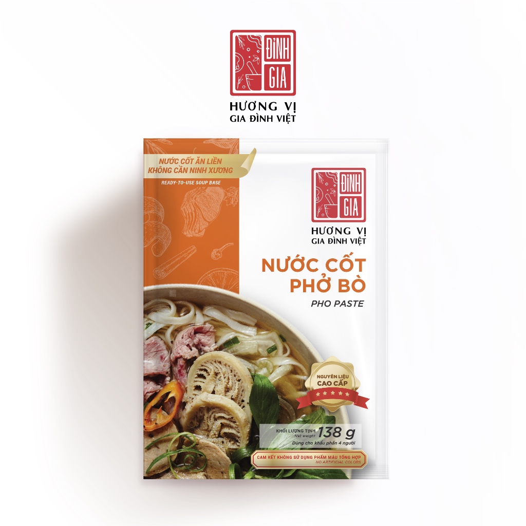 Nước cốt Phở Bò Đỉnh Gia 138g