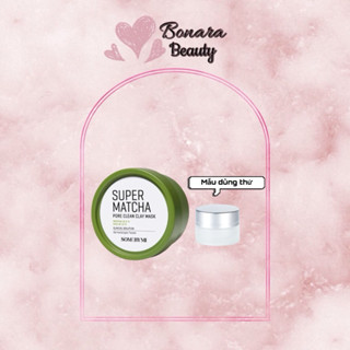 Mặt nạ đất sét Trà Xanh Some By Mi Super Matcha Pore Clean Clay Mask mini dùng thử