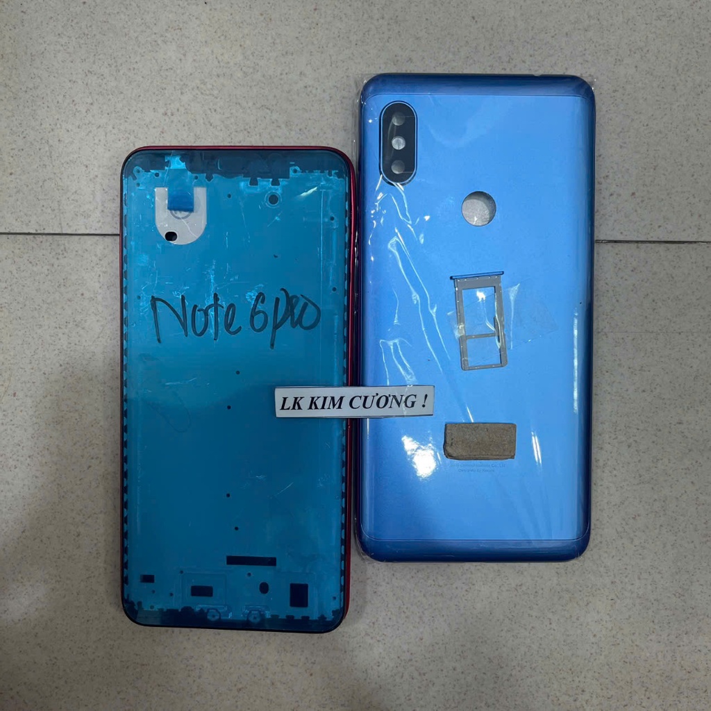 Bộ vỏ tương thích redmi note 6 pro