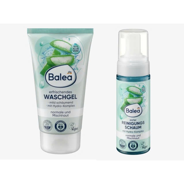 Sữa Rửa Mặt Balea cho da thường và da hỗn hợp150ML - Đức