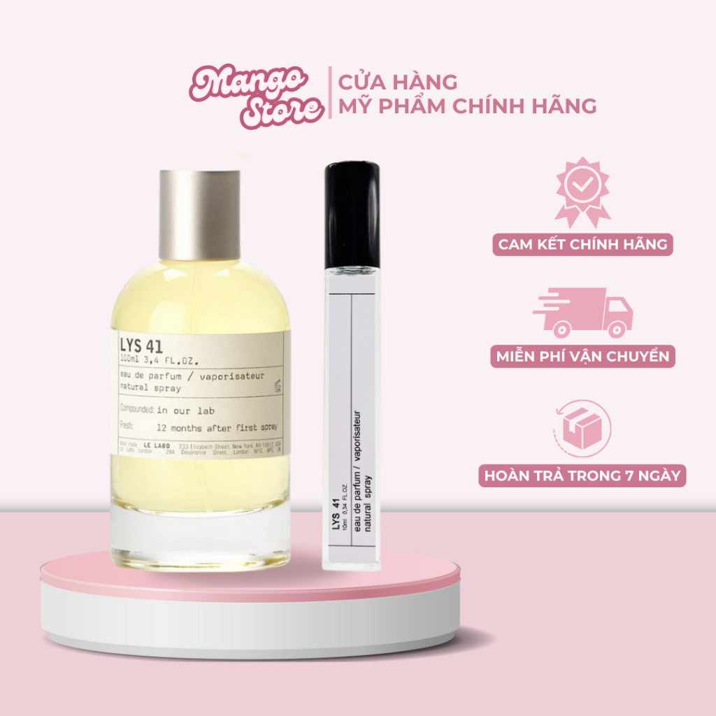 [CHÍNH HÃNG] Nước hoa chiết Le Labo Lys 41 EDP