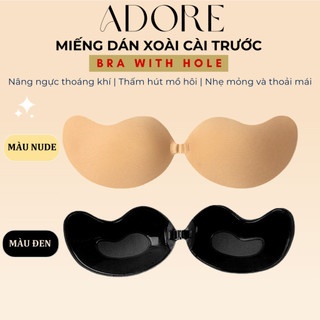 Miếng dán nâng ngực Bra Mango xoài tạo khe chống tuột Miếng dán keo silicone tái sử dụng nhiều lần