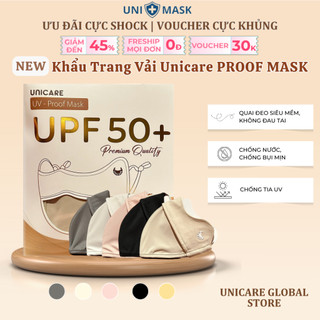 Khẩu trang UNICARE UV- Proof Mask Chống Tia UV Chất Lụa Băng Mềm Mịn Mát Thông Thoáng
