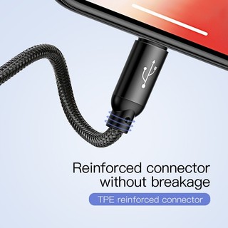 Cáp chia baseus đầu USB ra 3 đầu Type-C, Micro, LN
