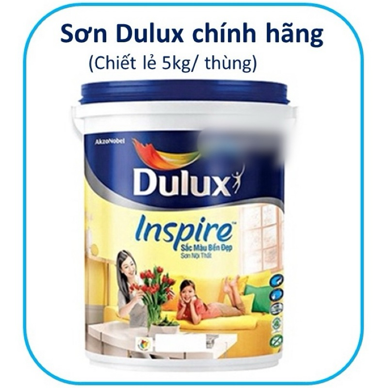 TÁCH LẺ 5L Sơn nội thất Dulux sơn mịn trong nhà