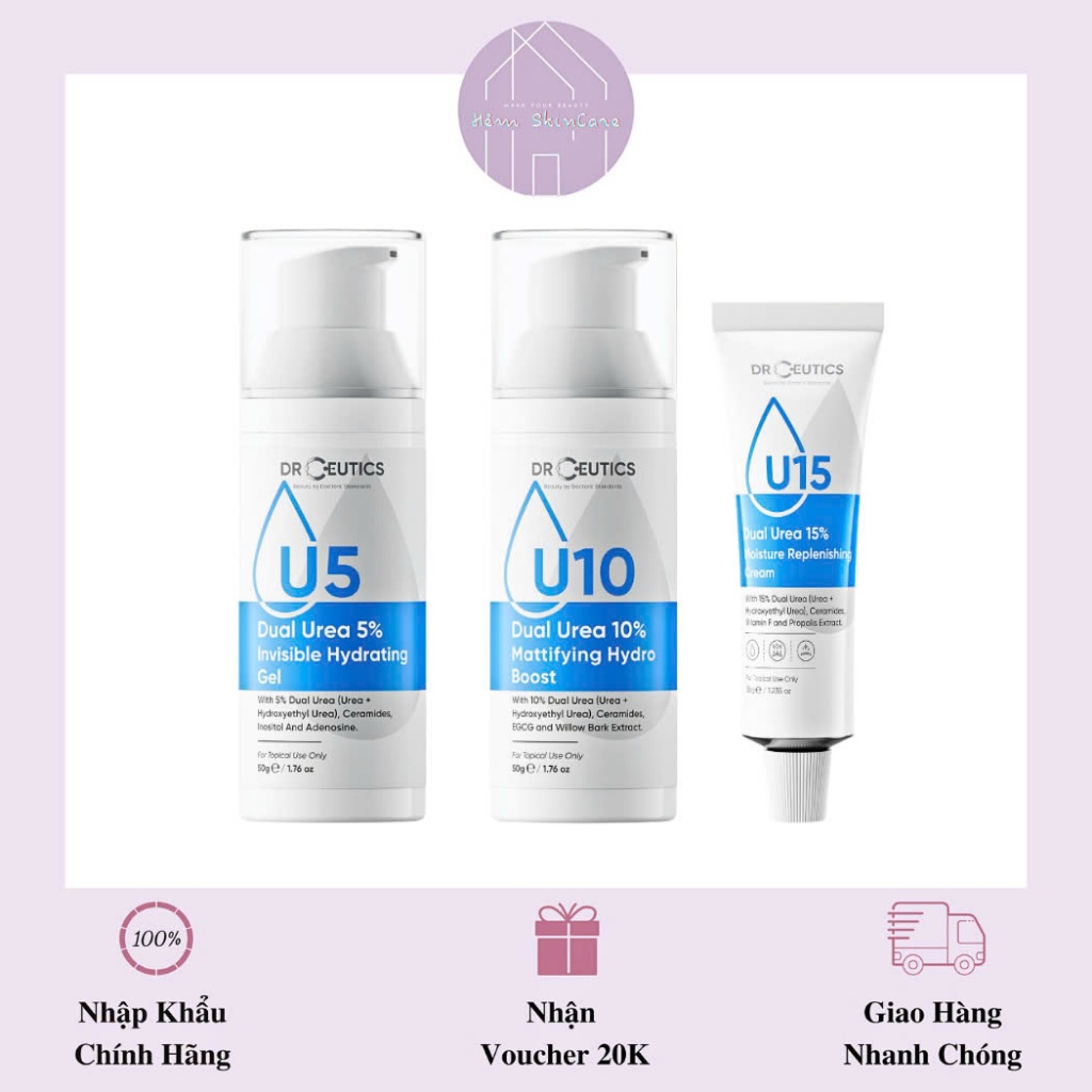 Dual Urea DrCeutics  - Kem Dưỡng Ẩm Urea DrCeutics (50g)