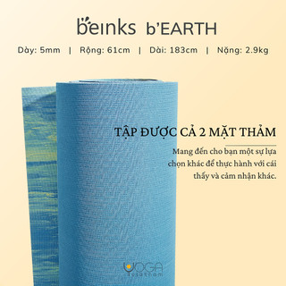 Thảm tập yoga Beinks b'EARTH 5mm