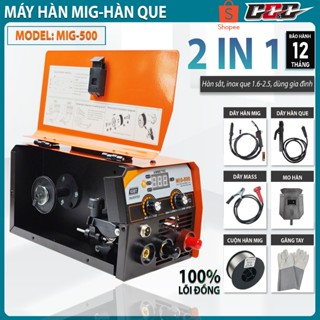 Máy Hàn MIG Không Dùng Khí SKYTOOL MIG500 - Máy hàn điện tử 2 chức năng: Hàn que -  Hàn MIG không khí