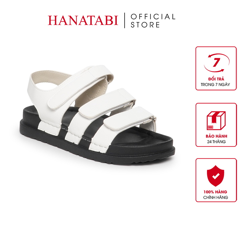 Sandal Nữ Hanatabi 2 Lớp 3 Quai Xé May Liền Đế Cao 3cm Mã HNSD3F1123