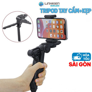 🔥 GIÁ SỈ🔥 Giá Đỡ 3 Chân Kiêm Tay Cầm HandGrip Có Thể Gập Lại Quay Điện thoại Video Hành Động