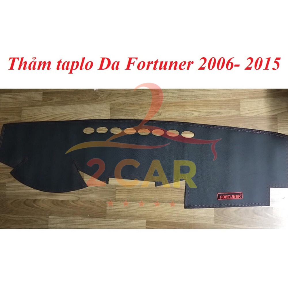 Thảm taplo da carbon xe Fortuner đời 2006-2016