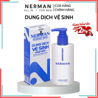 Dung Dịch Vệ Sinh Nam Giới Nerman Elegant Men Intimate Wash Hương Nước Hoa Nam Cao Cấp 100ml/chai - Chính Hãng