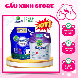  Thùng 4 Túi Can Nước Giặt Xả BOOSTER Đậm Đặc Lưu Hương Tới 72H Dịu Nhẹ Với Làn Da.   HÀNG CHÍNH HÃNG  