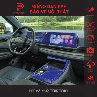  Ford Territory - Film PPF TPU trong suốt dán chống xước nội thất. PPF Cao cấp. Bảo vệ nội thất ô tô 