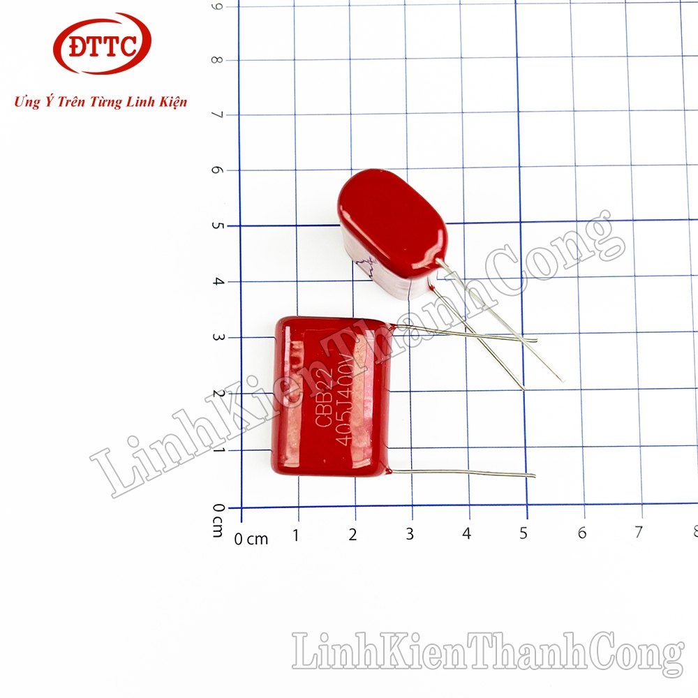 Bộ 5 Chiếc Tụ CBB22 4uF 405J 400V 25mm