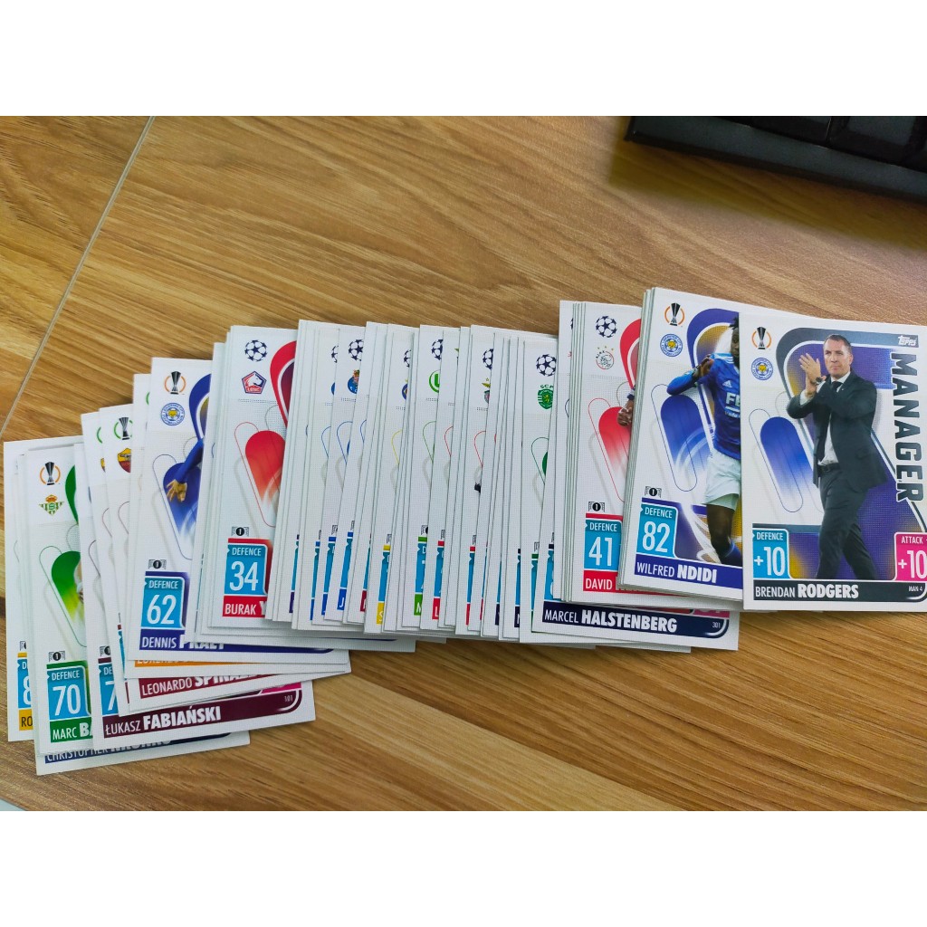 Thẻ Bóng Đá Topps Match Attax 21/22 Thẻ Lẻ các loại ( Manchester United - Mu - Man United )