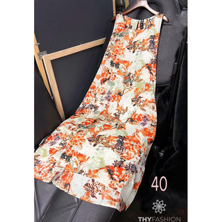 ĐẦM chữ A LATIN_satin lụa ( #bầu Bí mặc được )