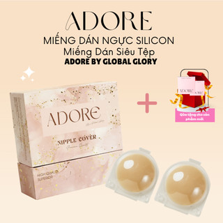 Miếng dán ngực siêu tệp Adore, Miếng dán ngực Adore nhiệt tự thân tàng hình cao cấp thế hệ mới siêu dính, bảo vệ nhũ hoa