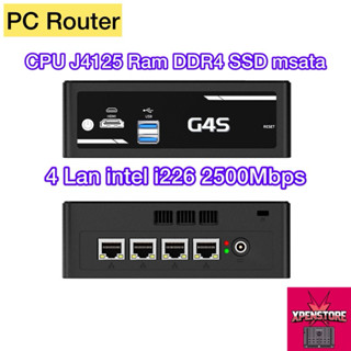 Router Pfsense, Mikrotik, OpenWRT, N4100, J4125 4 cổng mạng 2.5G i226