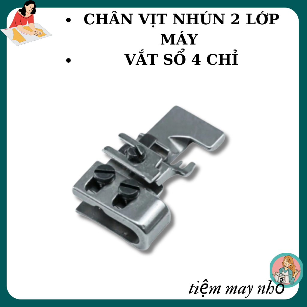 chân vịt nhún máy vắt sổ 4 chỉ .
