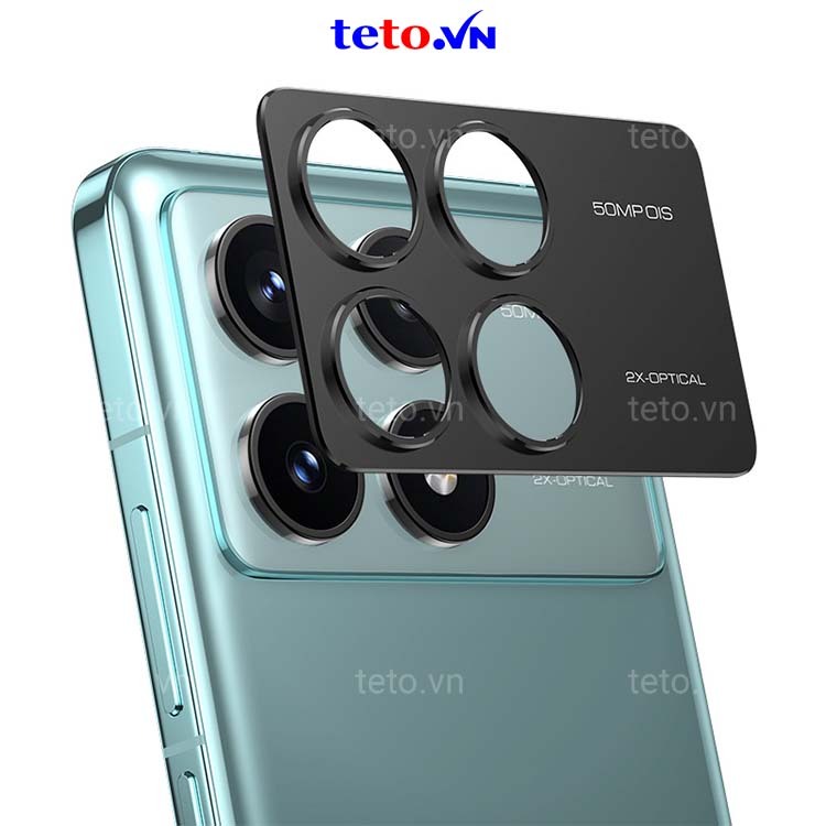 Miếng Kim Loại Bảo Vệ Camera Redmi K70/ K70 Pro, K70E/ Poco X6 Pro HỢP KIM NHÔM, Miếng dán camera chống trầy xước nứt vỡ