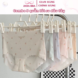 Combo 5 Quần lót su non họa tiết baby - Set 5 Quần lót nữ cạp cao ôm sát quyến rũ ZANABRA L1027