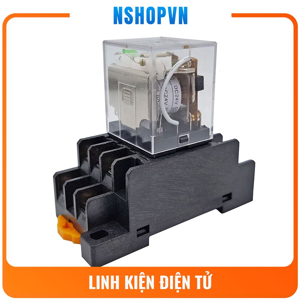 Relay trung gian HH63P 12VDC / 24VDC / 220VAC