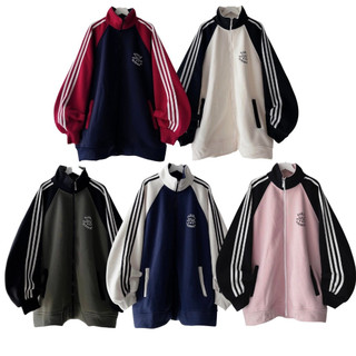 Áo Khoác Dài Tay Form Rộng Cổ Cao Unisex Chất Nỉ Bông In Chữ NARIELE 3 Sao siêu hot