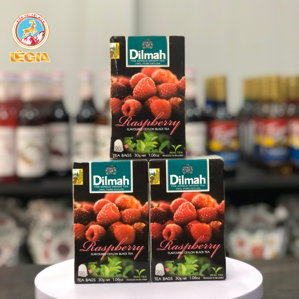 TRÀ DILMAH PHÚC BỒN TỬ 30G (date t11/2026) - DILMAH RASPBERRY TEA